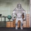 Rocksteady Geometrik 3D Metal Heykel